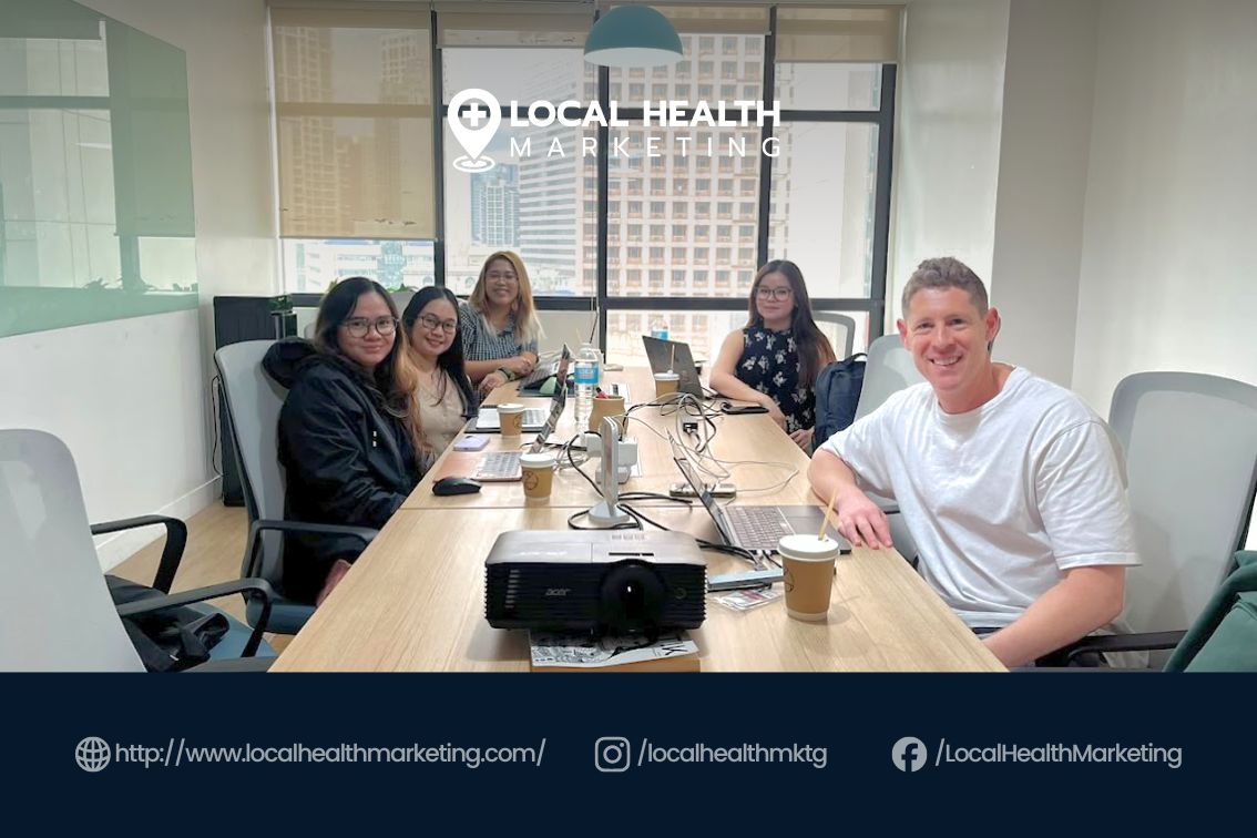 Website build planning session at Local Health Marketing