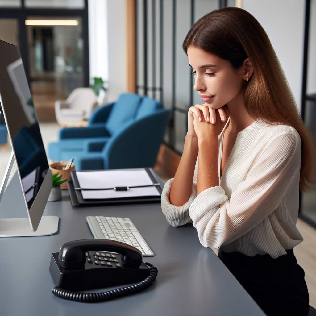 Woman working