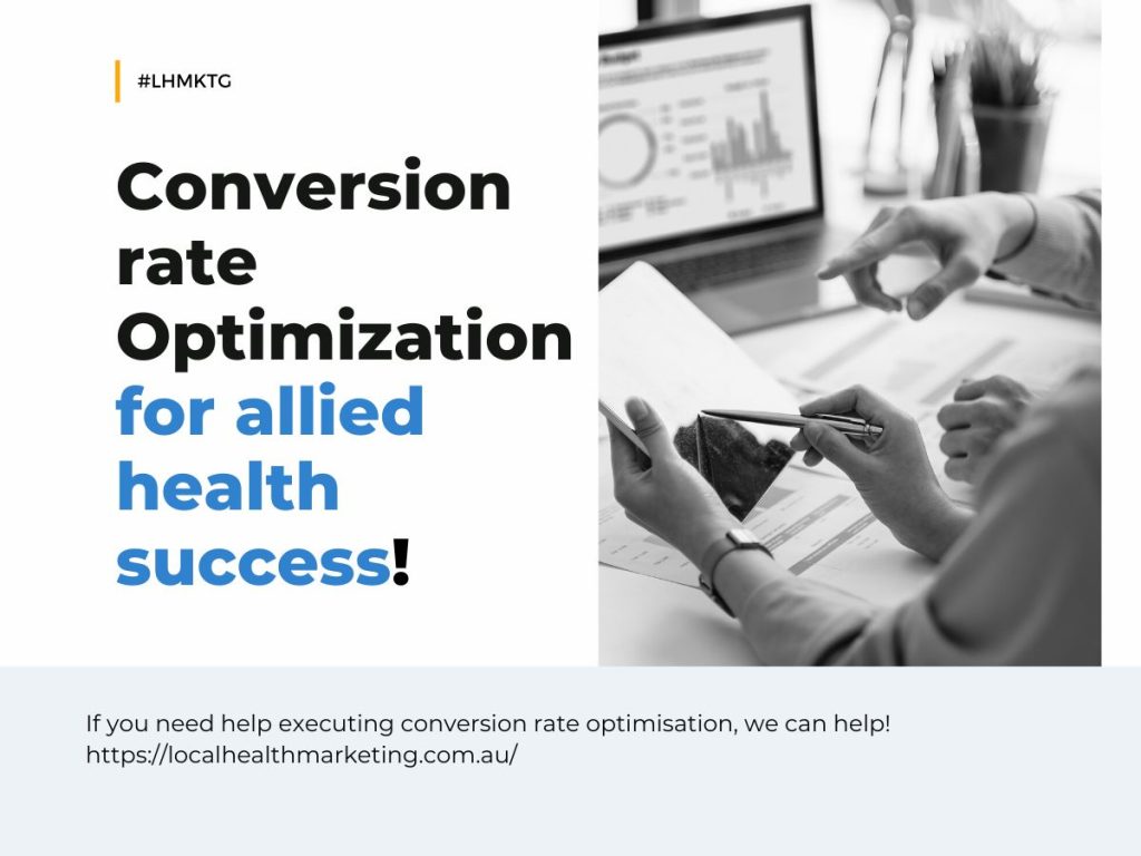 Conversion Rate Optimization for Clinic Websites | Local Health Marketing