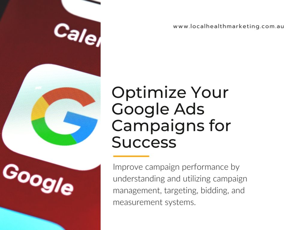 Google Ads Standard Operating Systems | Local Health Marketing Australia