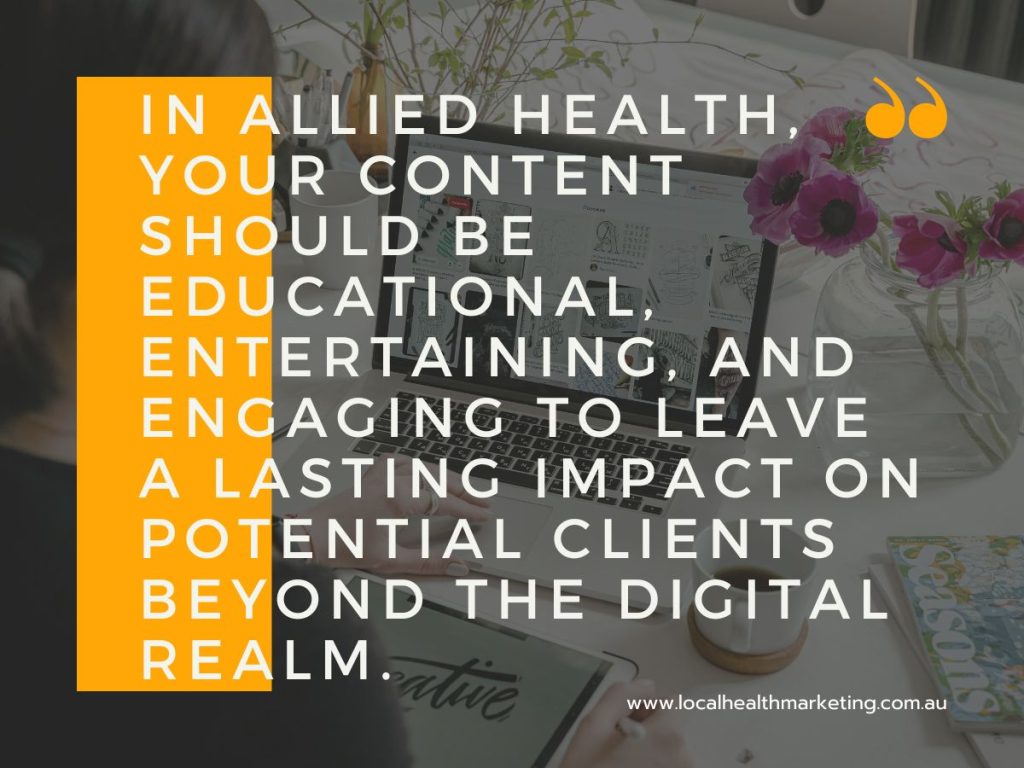 The Art of Web Presence: SEO, Content, and Web Design for Allied Health Clinics | Local Health MarketingThe Art of Web Presence: SEO, Content, and Web Design for Allied Health Clinics | Local Health Marketing